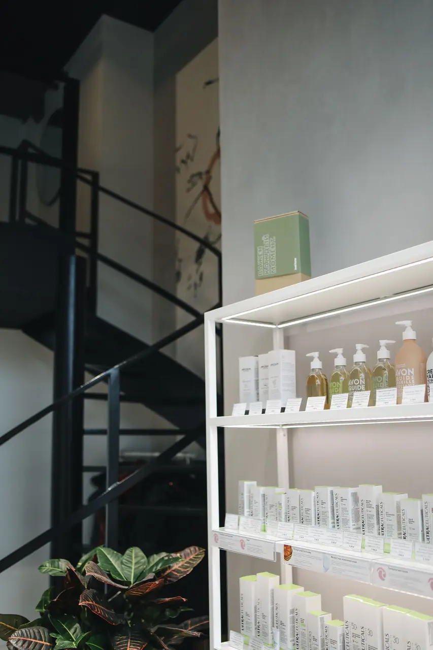 Premium beauty products display