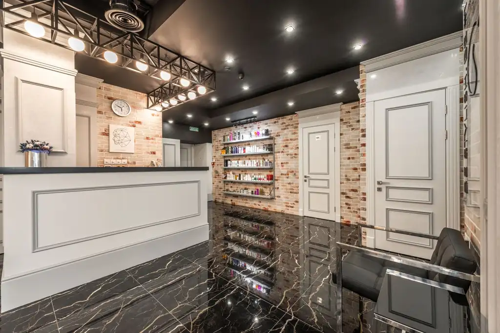 Whitevelour Works Luxury Salon Reception